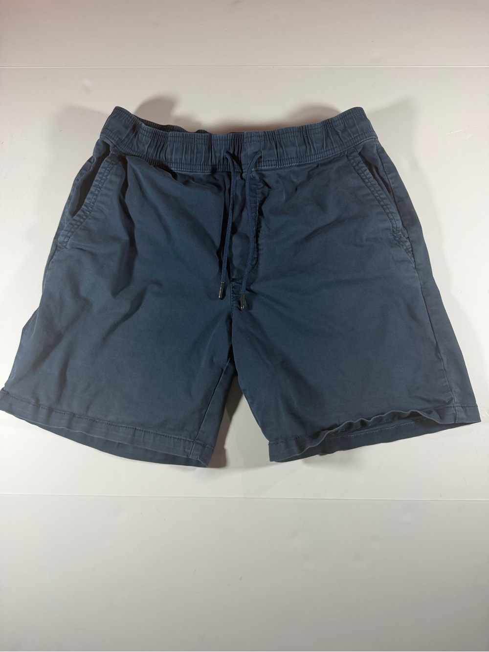 Zara Men's Casual Drawstring Shorts - Navy Blue